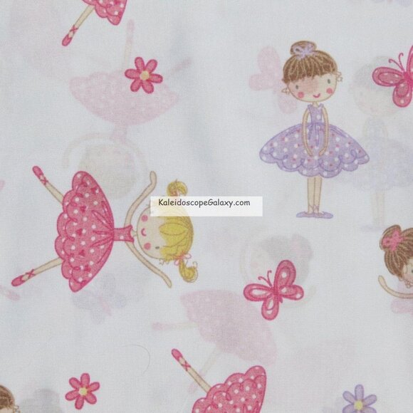 6 Piece Ballerina Ballet Twin Quilt ~ Sham ~ Sheets ~ Throw Pillow ~ NEW - Picture 2 of 7